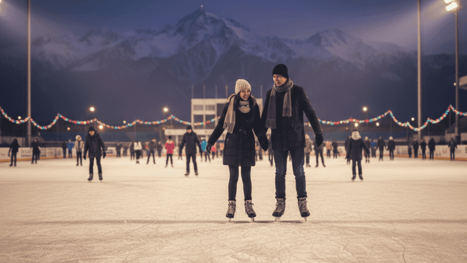 This Ice Rink in Almaty Exists Nearly 1,700 Meters Above Sea Level